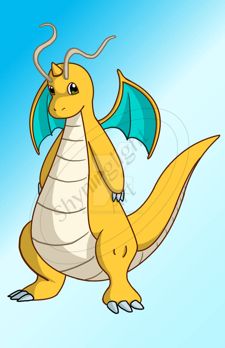 Dragonite Colored by ShyningLight on DeviantArt
