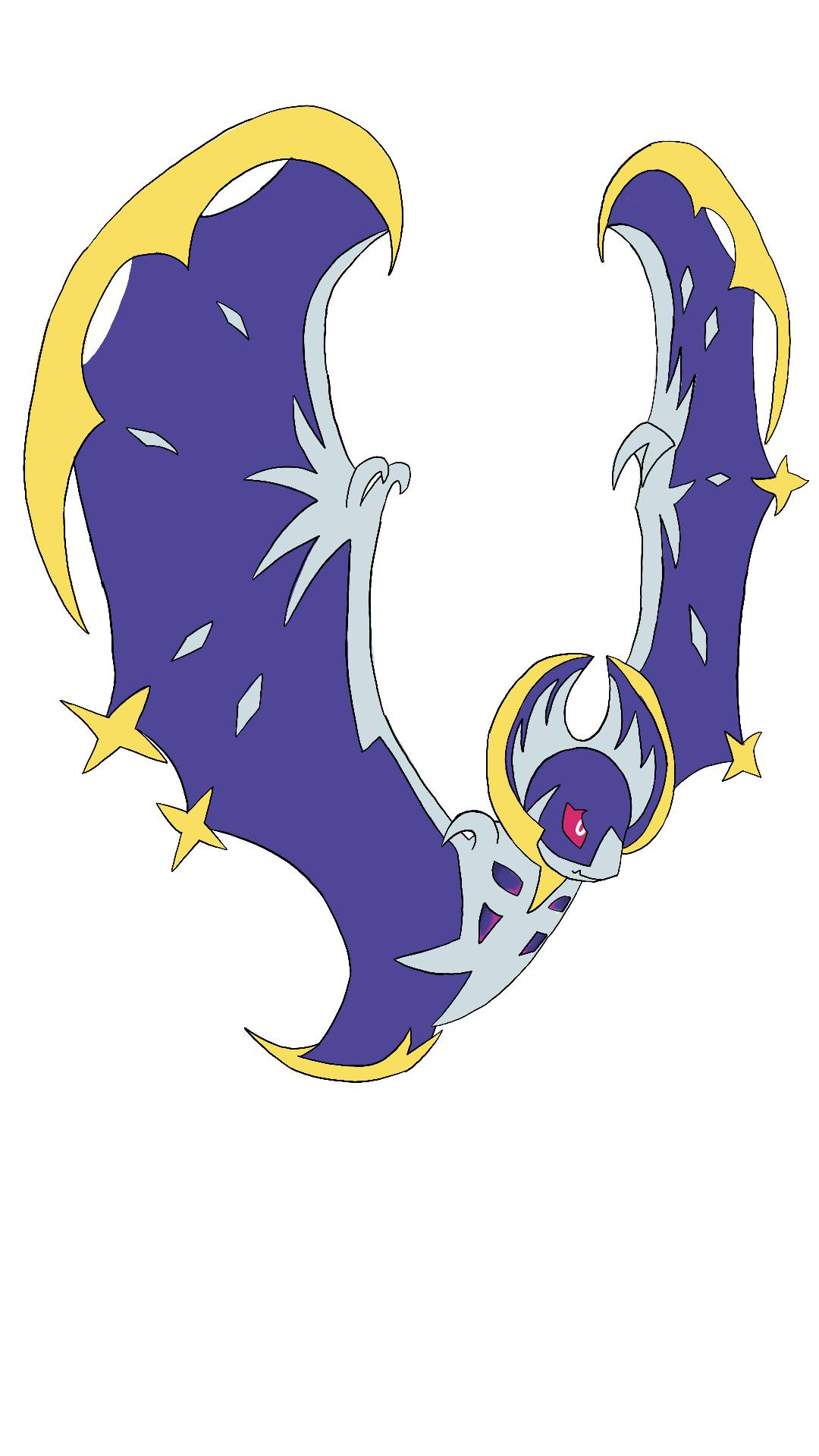 lunala (pokemon) drawn by iogi_(iogi_k)