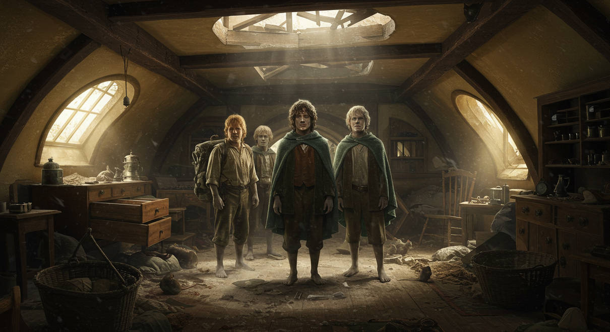 Frodo returned to Bagend, Shire by xukarriere on DeviantArt