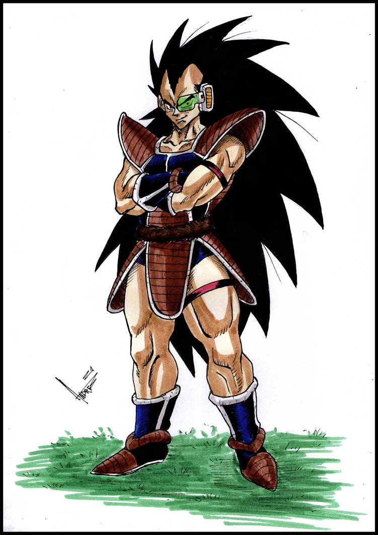 Raditz classic dragonball manga style by Andres-Concept on DeviantArt