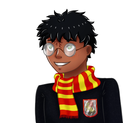 Happy Harry Potter With Glasses