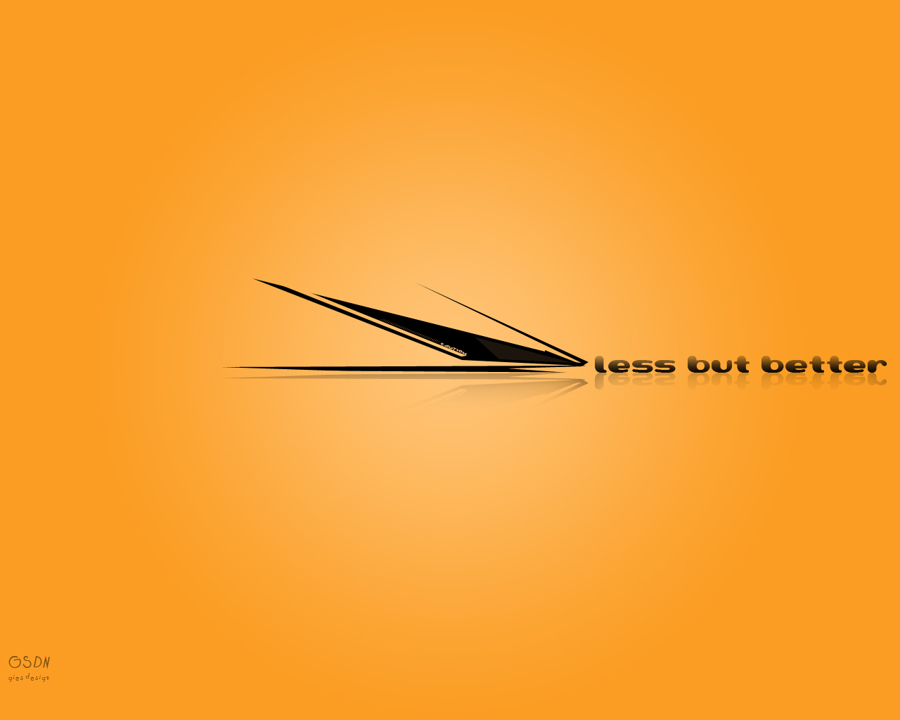 Less But Better by giesdesign on DeviantArt
