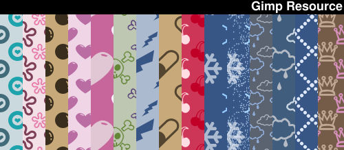 PACK01 patterns for Gimp by giesdesign on DeviantArt