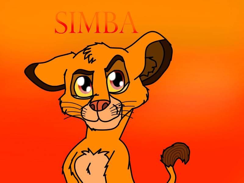 Simba (The Lion King) by FoxyMangleBregull on DeviantArt