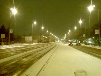 Snowing in Debrecen 8