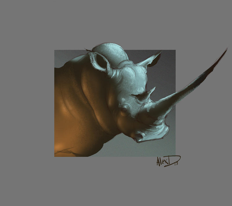 Rhino by AlexDRomero on DeviantArt
