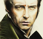 Hugh Jackman (Jean Valjean) by rommeldrawlines-12