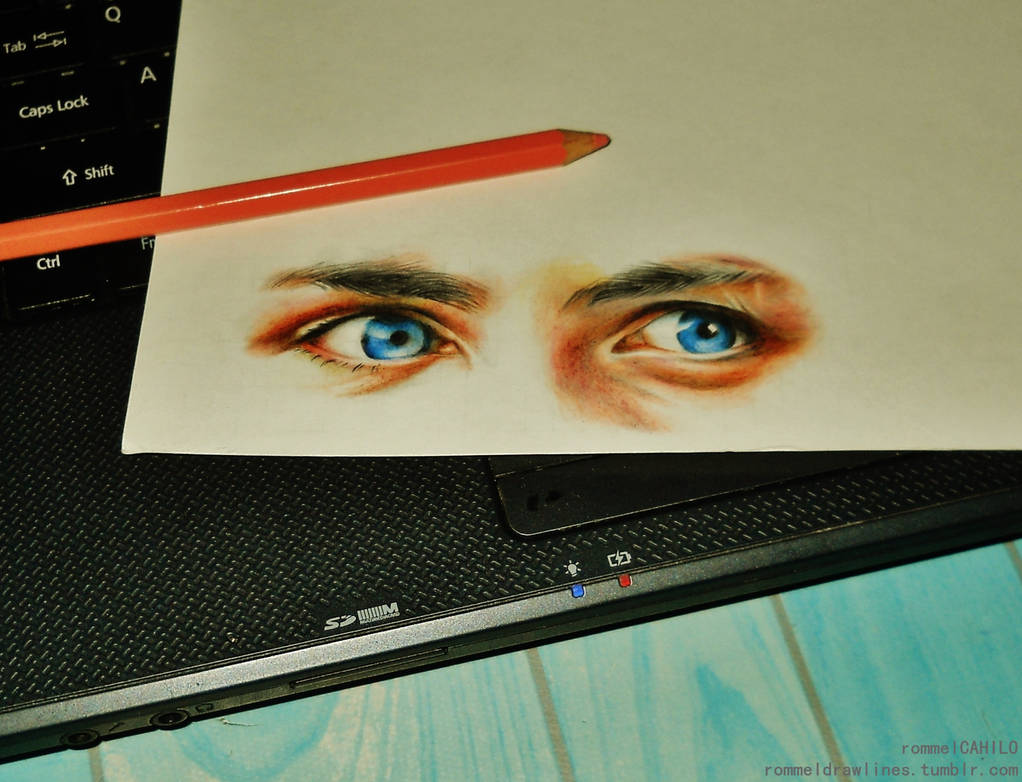 Percy Jackson's eyes by rommeldrawlines12 on DeviantArt