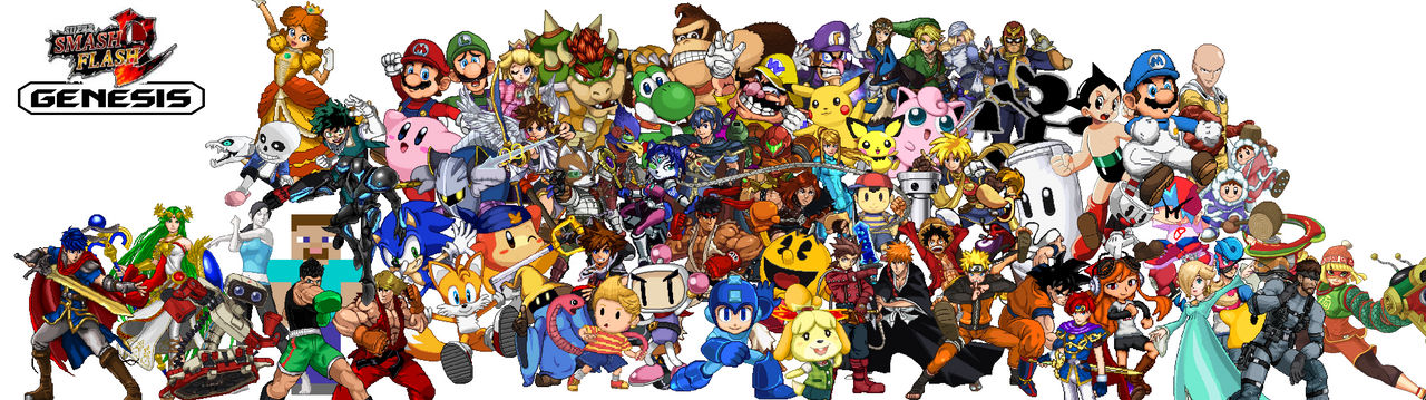 SSF2 Genesis banner characters by DaniGamer495 on DeviantArt