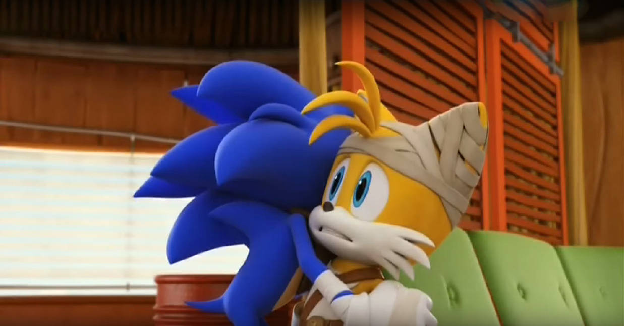 Sonic Boom - Tails's Hug by FemaleTails12 on DeviantArt