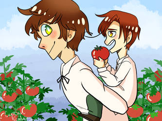 Spain and Chibi Romano