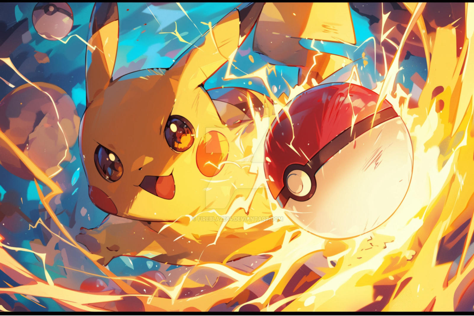 Pikachu Wallpaper by Fireblaze64 on DeviantArt