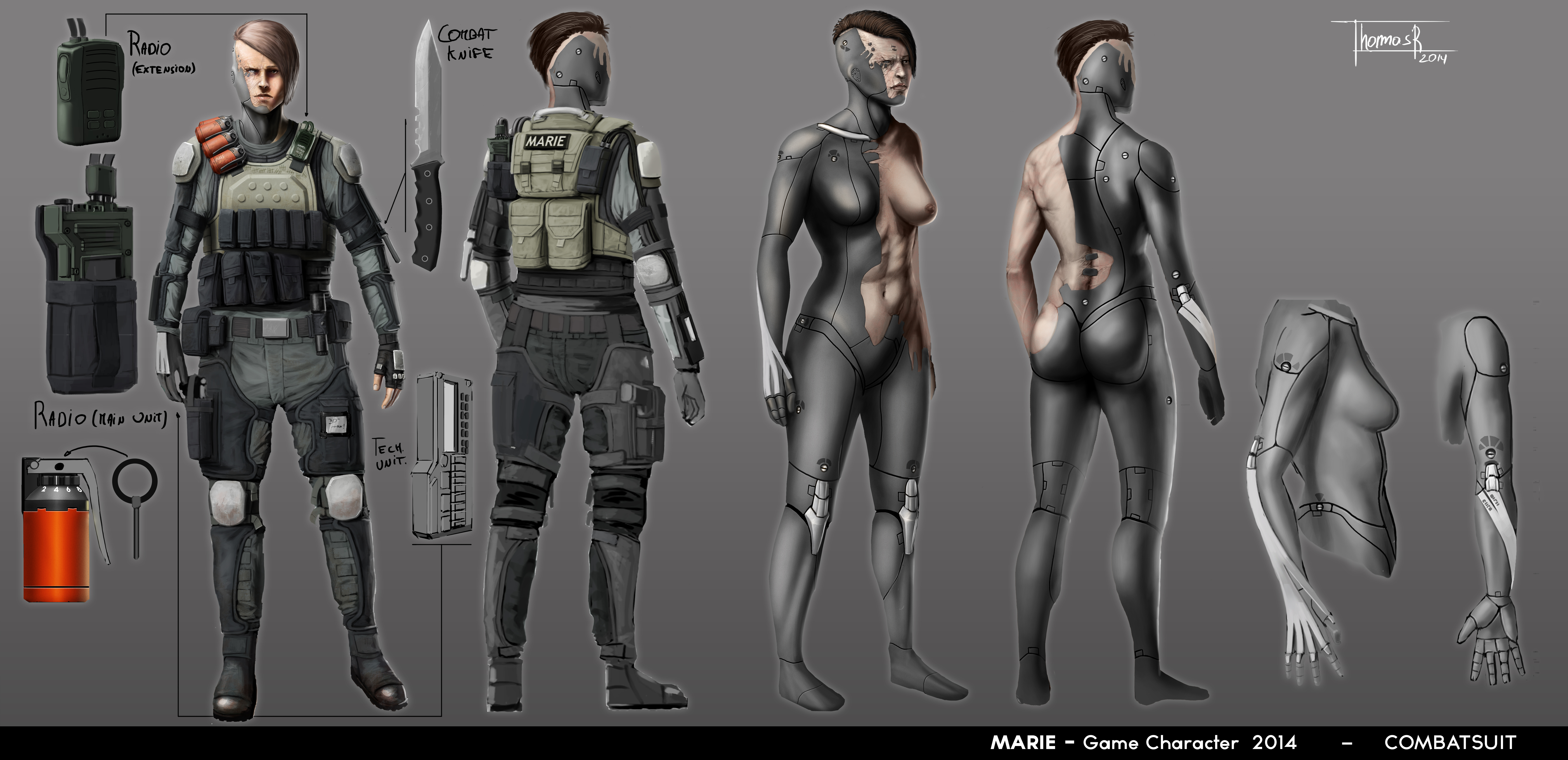 MARIE - Combat suit finale concept by ThomasRome on DeviantArt