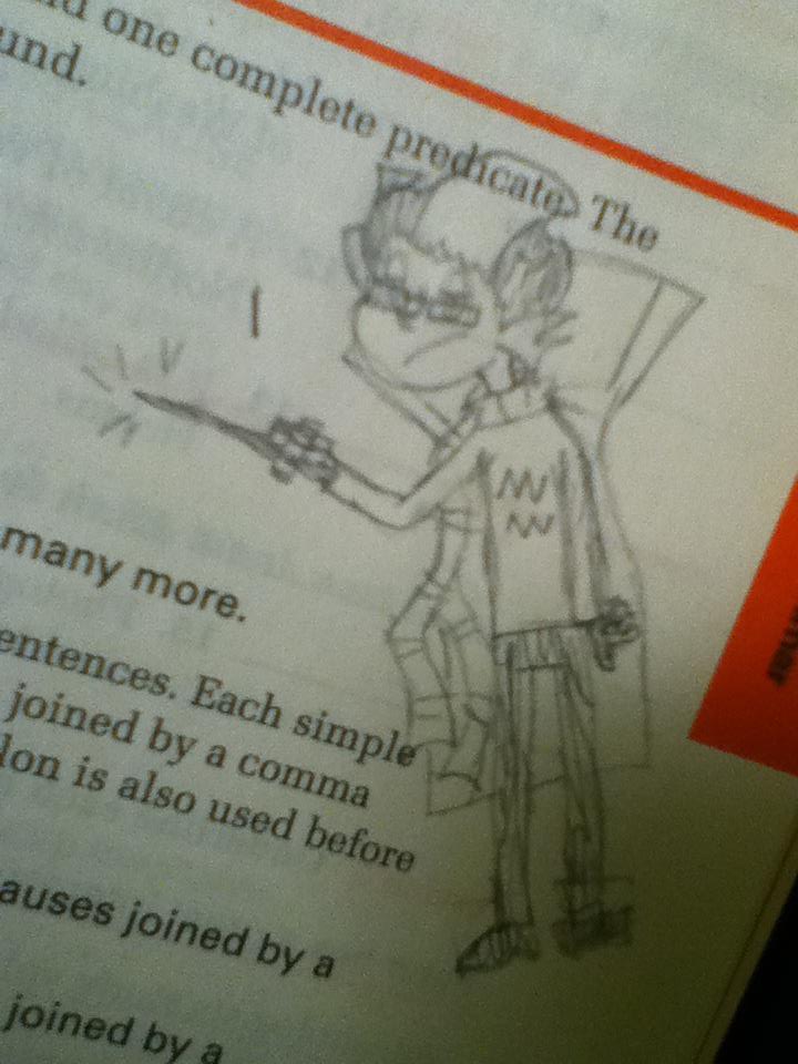 Eridan Ampora on my Homework