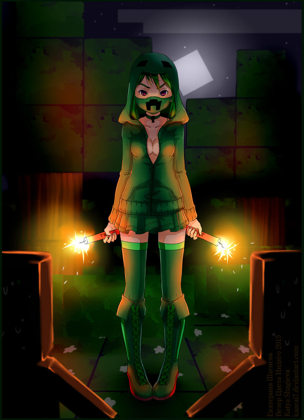 Creeper of Minecraft by KazeAi7 on DeviantArt