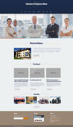 Patronatul Roman web design interface - version 1