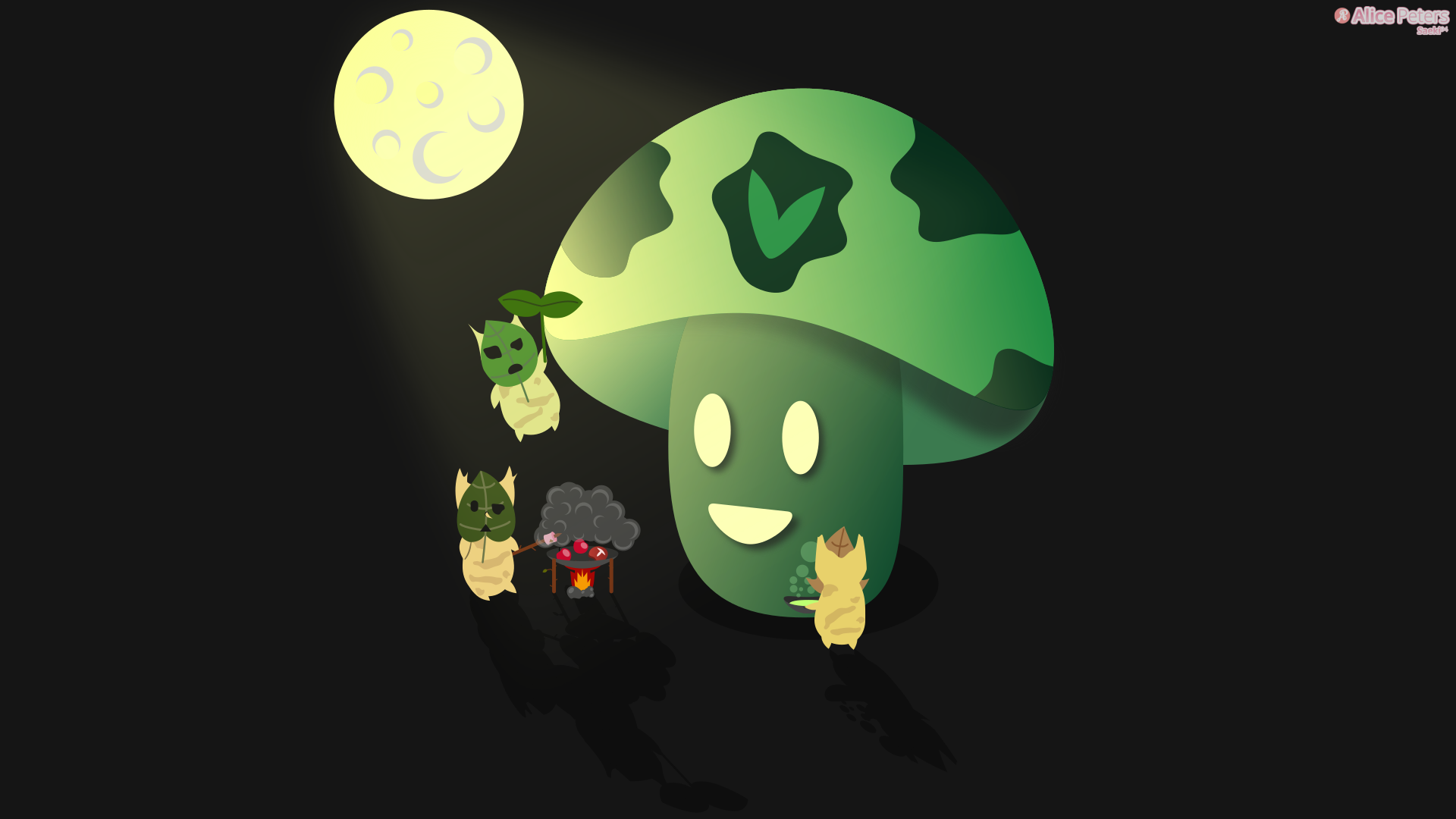 Korok Picnic (Vinesauce fanart)