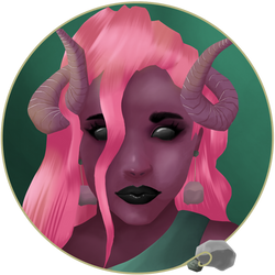 Dungeons and Dragons Tiefling Token