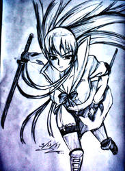 High School Of The Dead Saeko Busujima