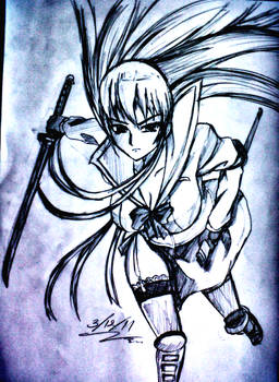 High School Of The Dead Saeko Busujima