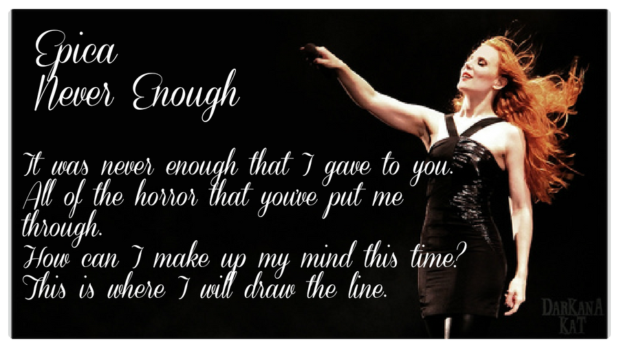 Epica Never Enough Wallpaper By Crazyevilgirlie On Deviantart Epica Never Enough Wallpaper By Crazyevilgirlie On Deviantart