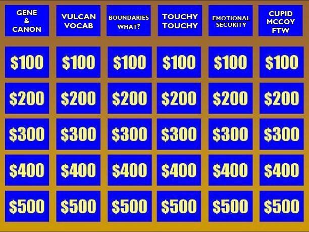 Spirk Jeopardy