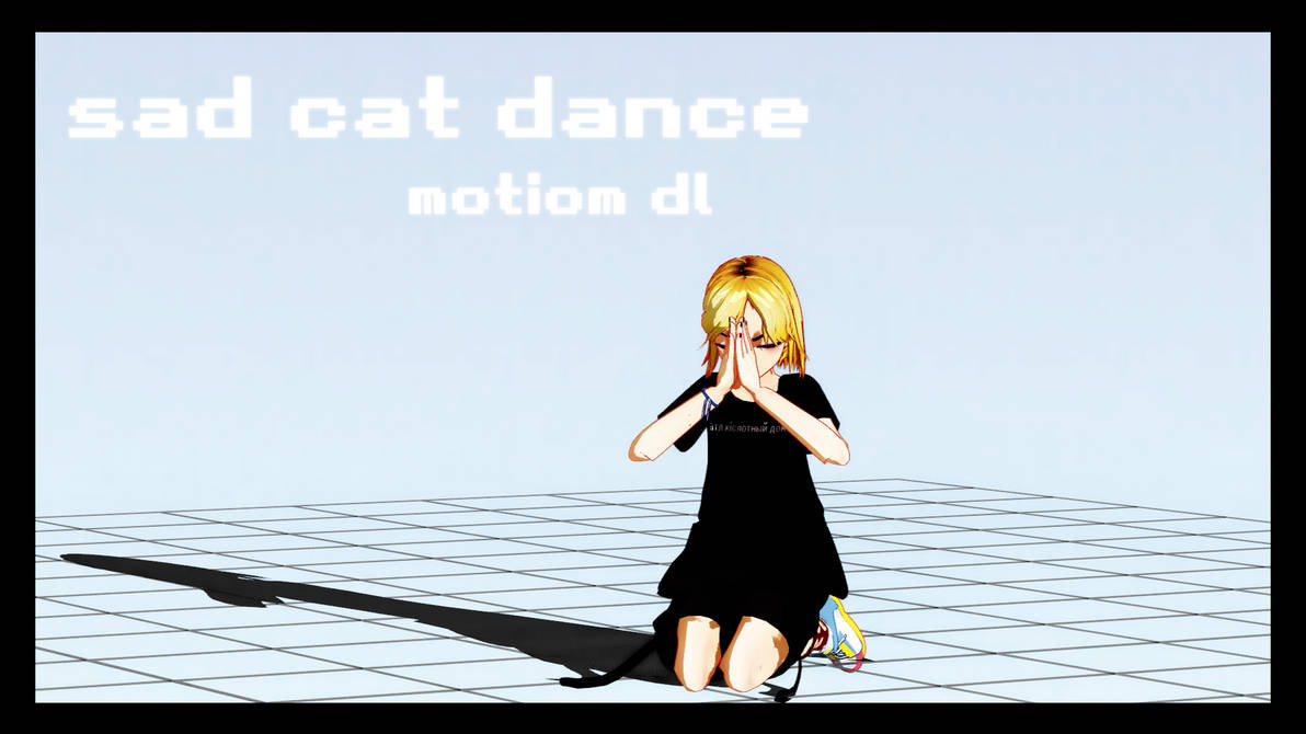 ArtStation - Sad Cat Dance Meme