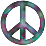 Peace Symbol - Dark Color Blend