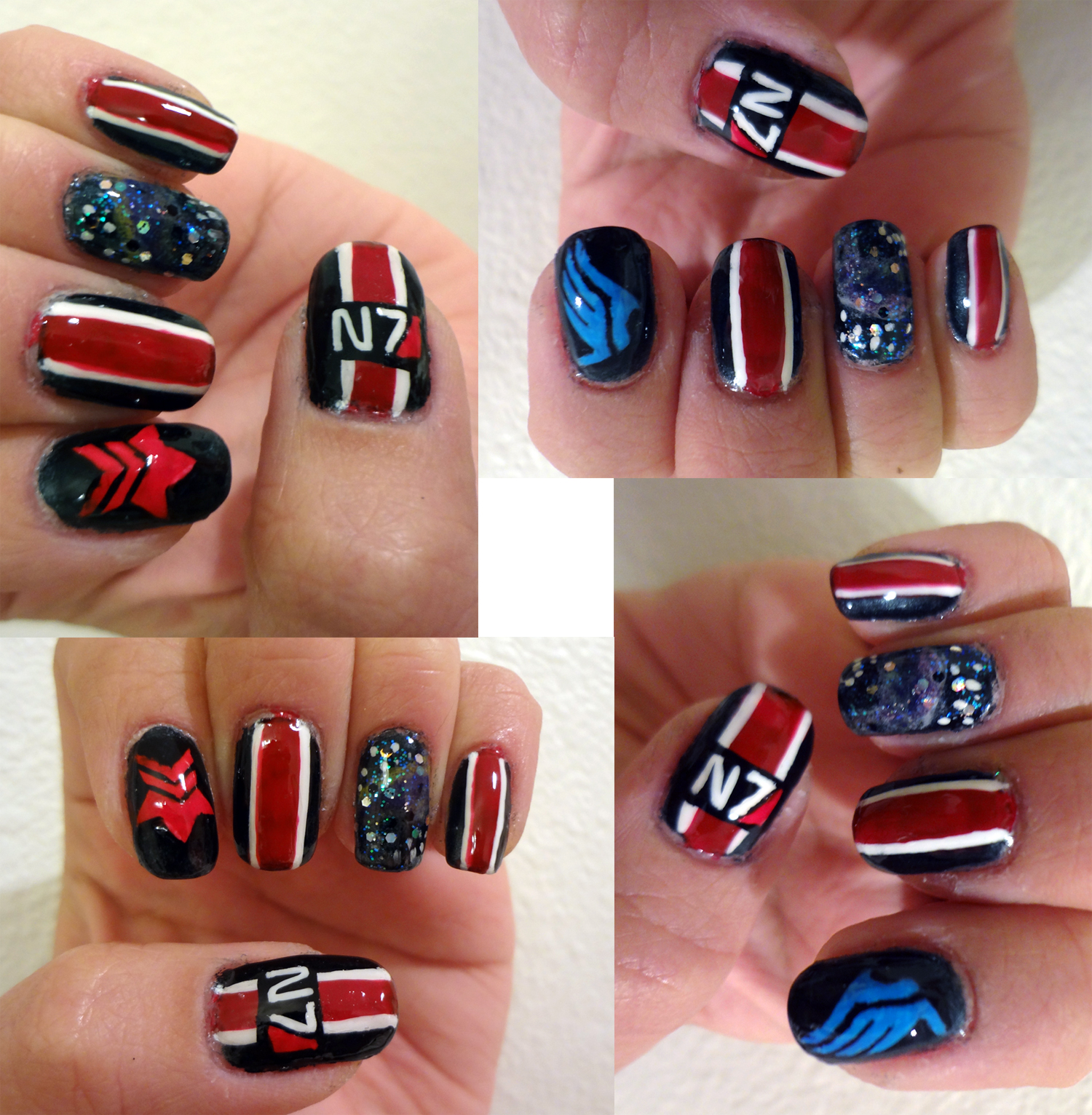 Mass Effect Galaxy Manicure