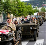 Military Jeep Parade by Xulli