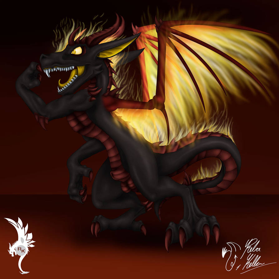 Fire-Dragon-Final Design by Dragon-venom on DeviantArt