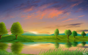 Picturesque Sunset by Artistic-Ana Picturesque Sunset by Artistic-Ana