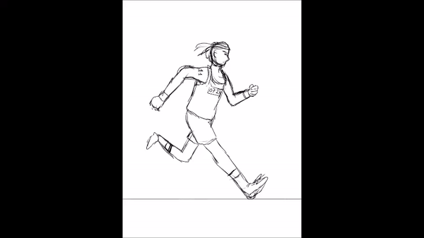 Man Running Animation Draft by Artistic-Ana on DeviantArt
