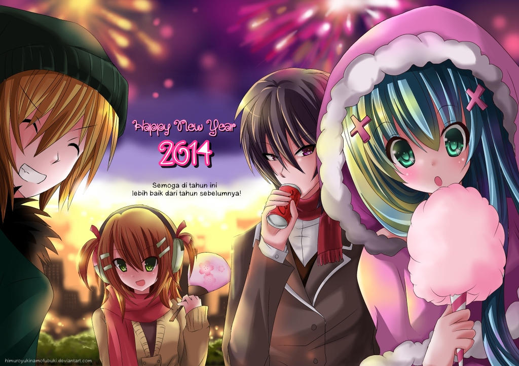 Happy New Year! 2014 [hinatagata]