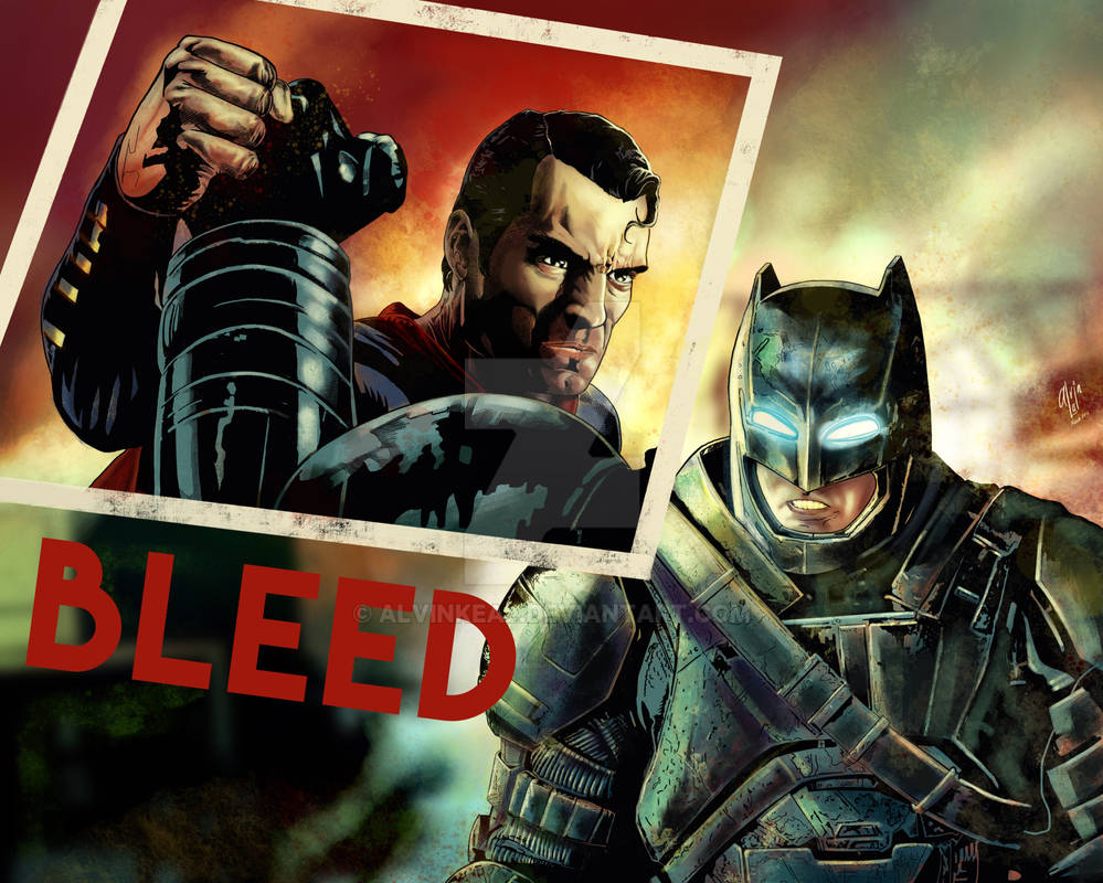 Batman Bleeding Batman vs Superman - Bleed by alvinkeal on DeviantArt