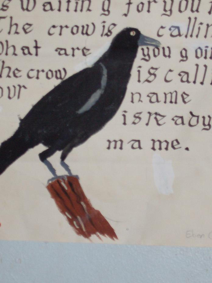 Callgraphy Drawing Crows crow with calligraphy by pandaking45 on DeviantArt