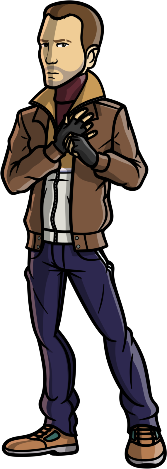 Humanized Video Game Characters: Niko Bellic from Grand Theft Auto IV