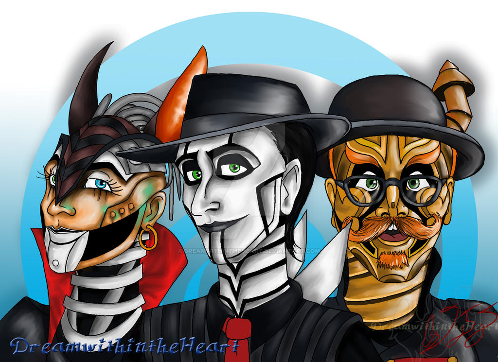 Steam Powered Giraffe by DreamWithinTheHeart on DeviantArt