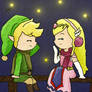 Zelda and Link ~ Winter Night