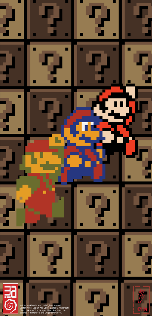 Super Mario Bros. Poster#1 by Makintosh91