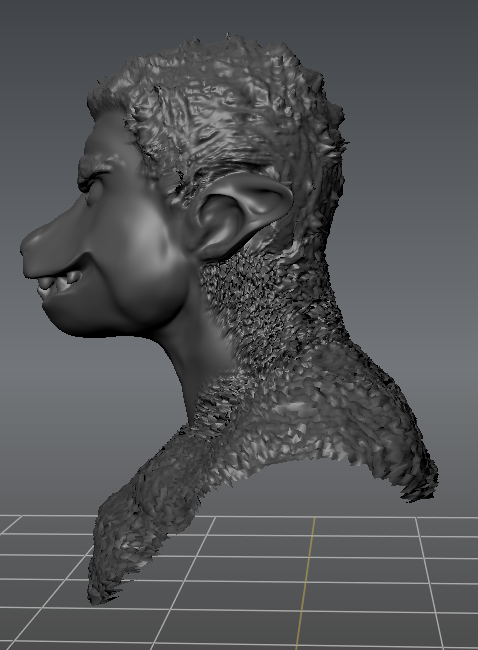 lobisomem - mudbox 3d