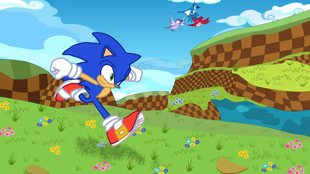 Sonic the Hedgehog - Green Hill Zone by SonicDash57 on DeviantArt