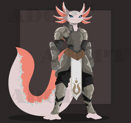AXOLOTL KNIGHT - ADOPT ( OPEN )