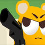 Squeak Using the Guns (not art by me)