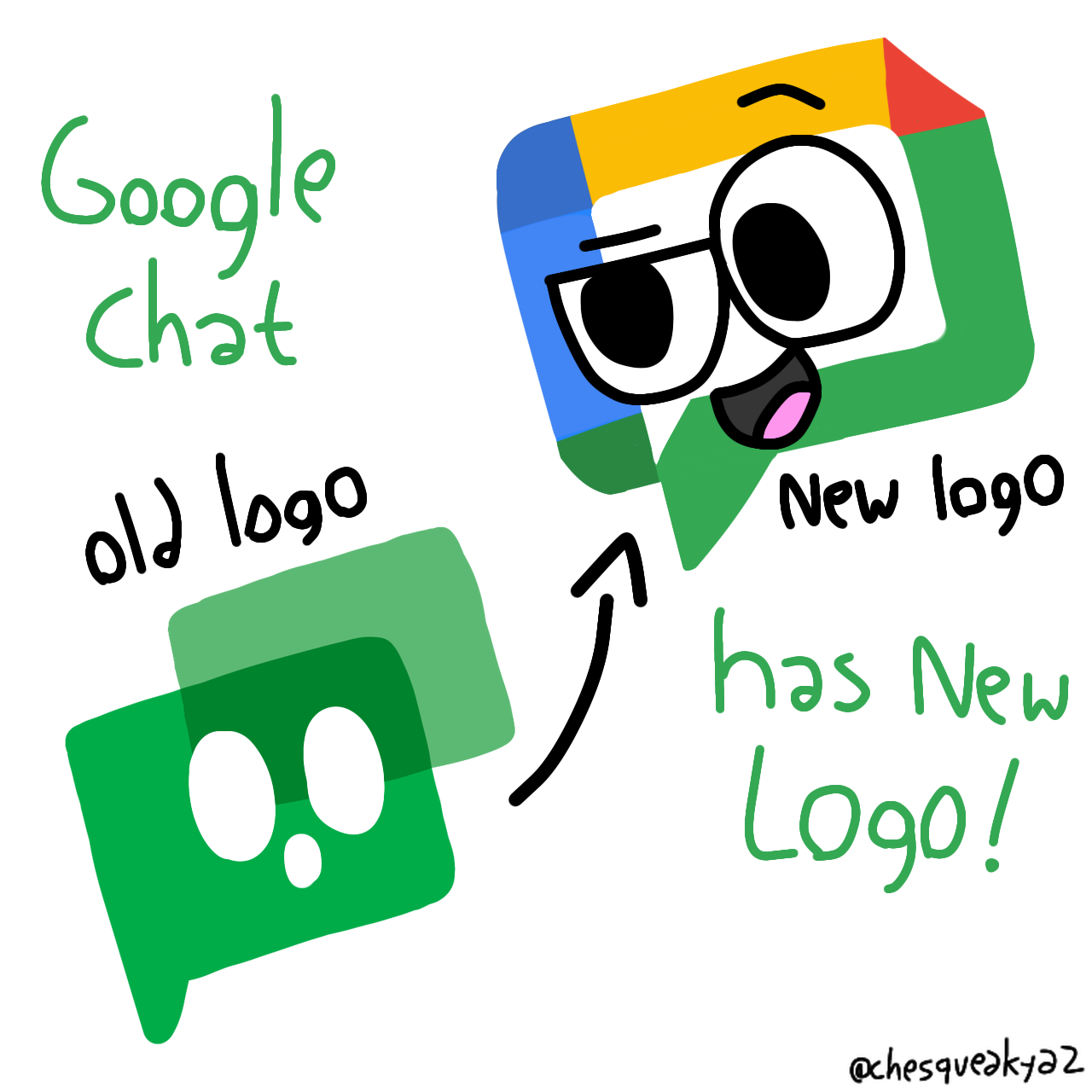 Google Chat has new logo! by Chesqueakya2 on DeviantArt