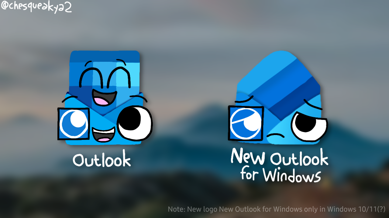 Outlook and new Outlook for Windows by Chesqueakya2 on DeviantArt