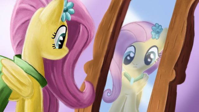 Mirror Fluttershy