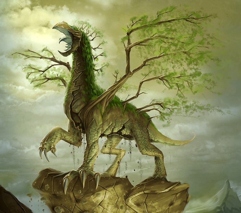 Earth Elemental Dragon by MichaelJaecks on DeviantArt