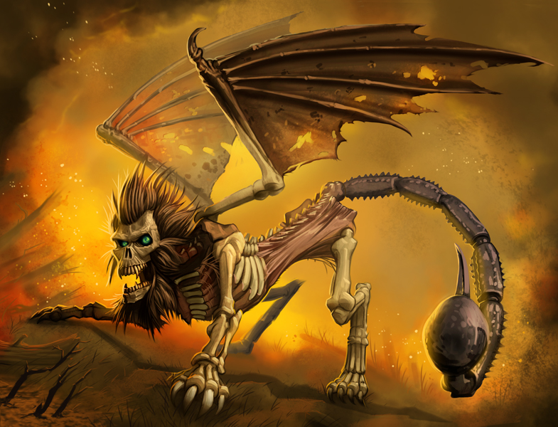Centipox Zombie Manticore by MichaelJaecks on DeviantArt
