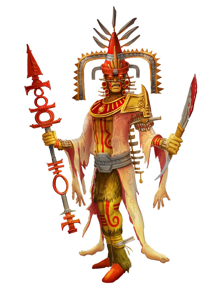 Xipe Totec Final Michael Jaecks by MichaelJaecks on DeviantArt